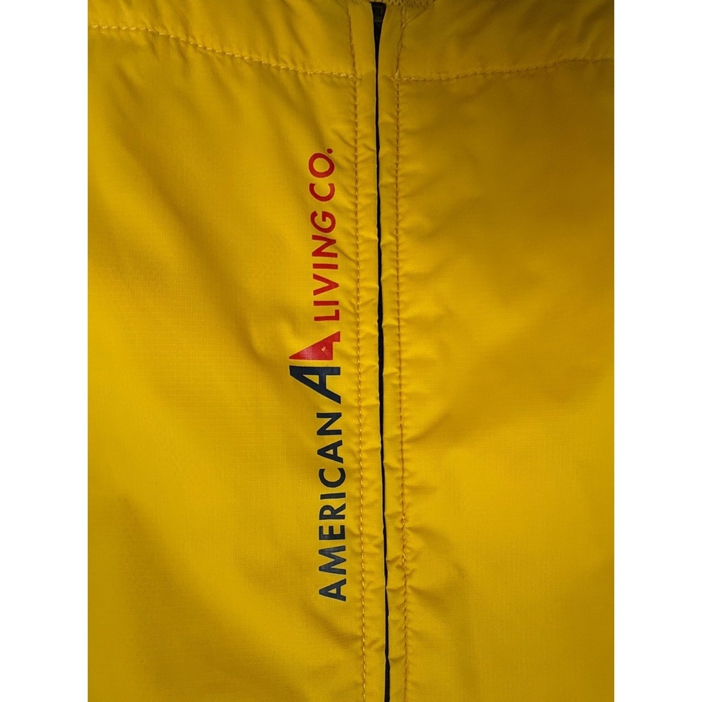 NWT American Living Yachting Jacket Yellow Sailing Windbreaker Men's Medium US-7 - Picture 11 of 16